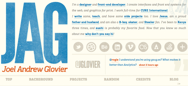 2012 Website Design Trend: Typography